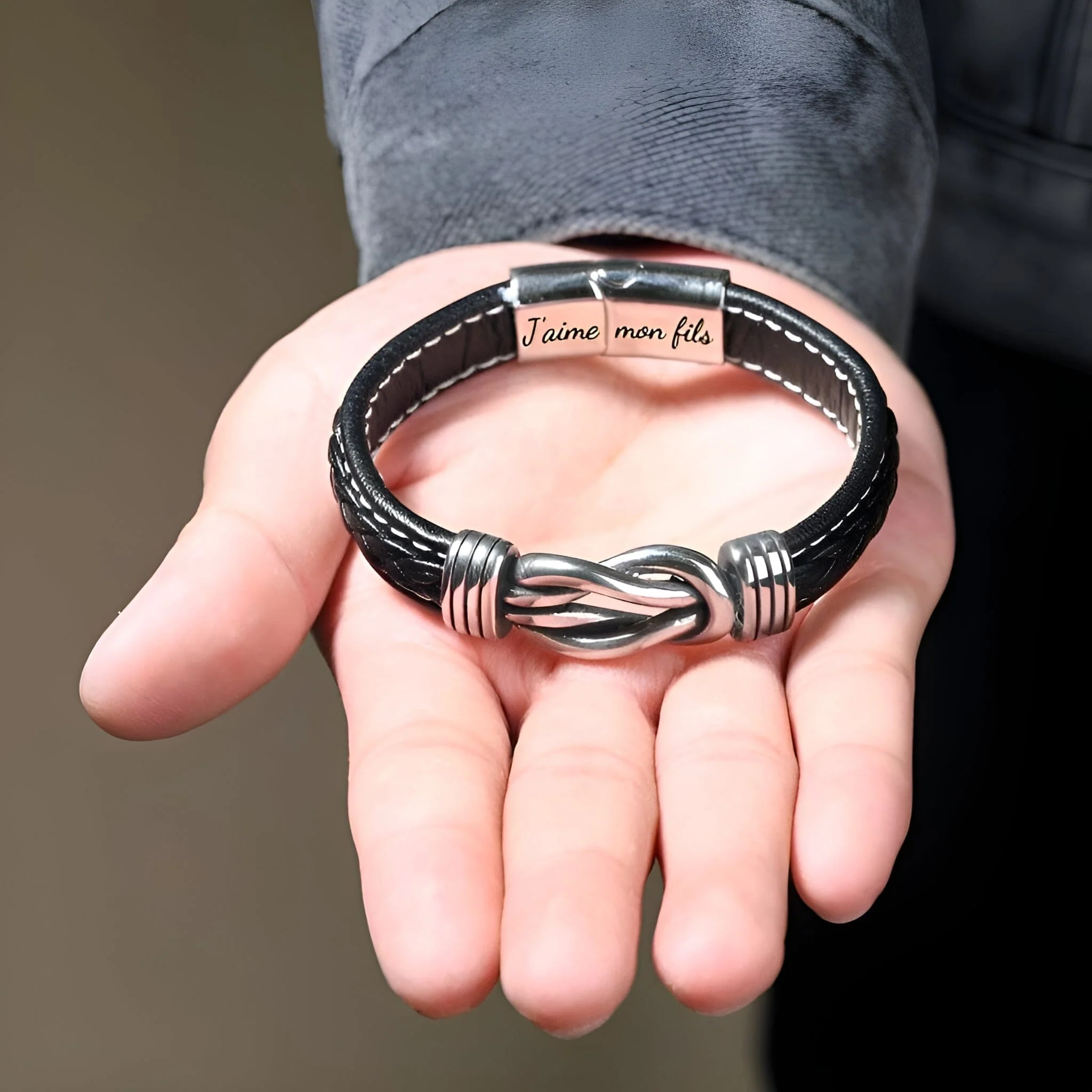 Bracelet Infini - À mon Fils chéri - De papa - Image 3