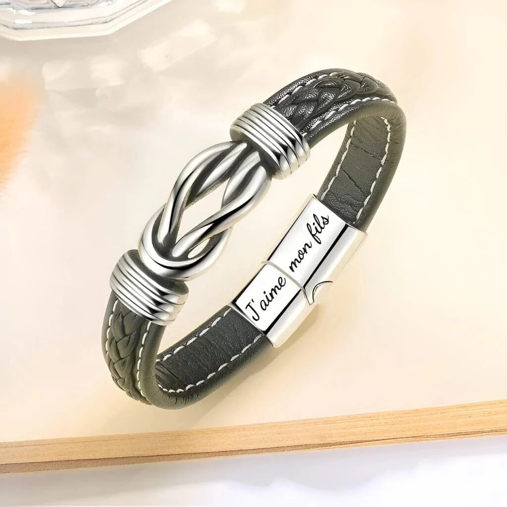 Bracelet Infini - À mon Fils chéri - De papa - Image 4
