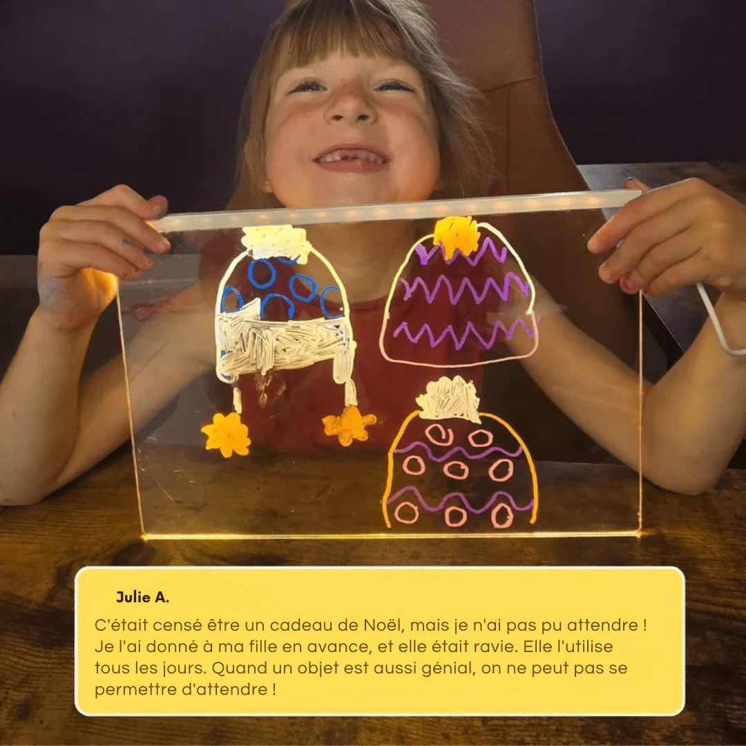 Tableau à dessin LED pour enfants - Image 2