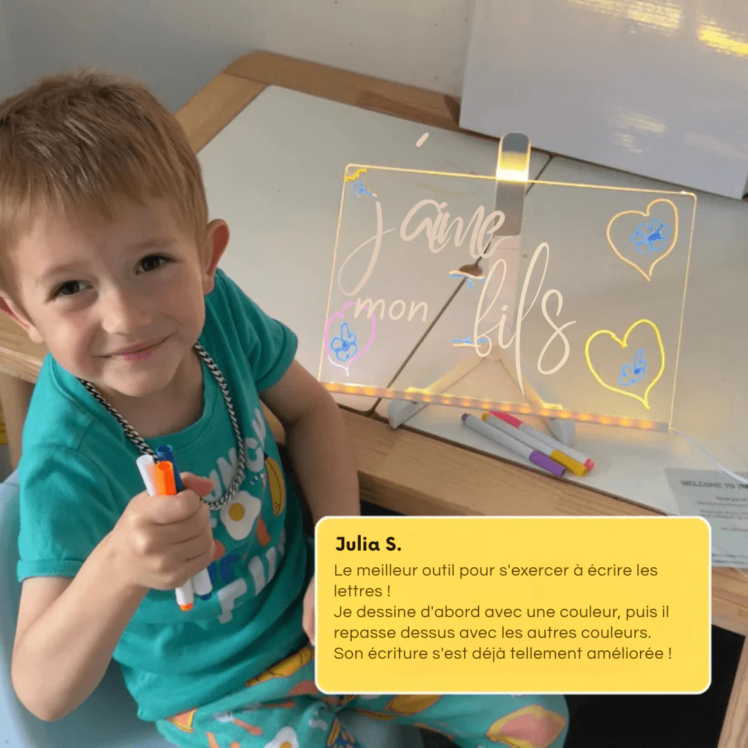 Tableau à dessin LED pour enfants - Image 4