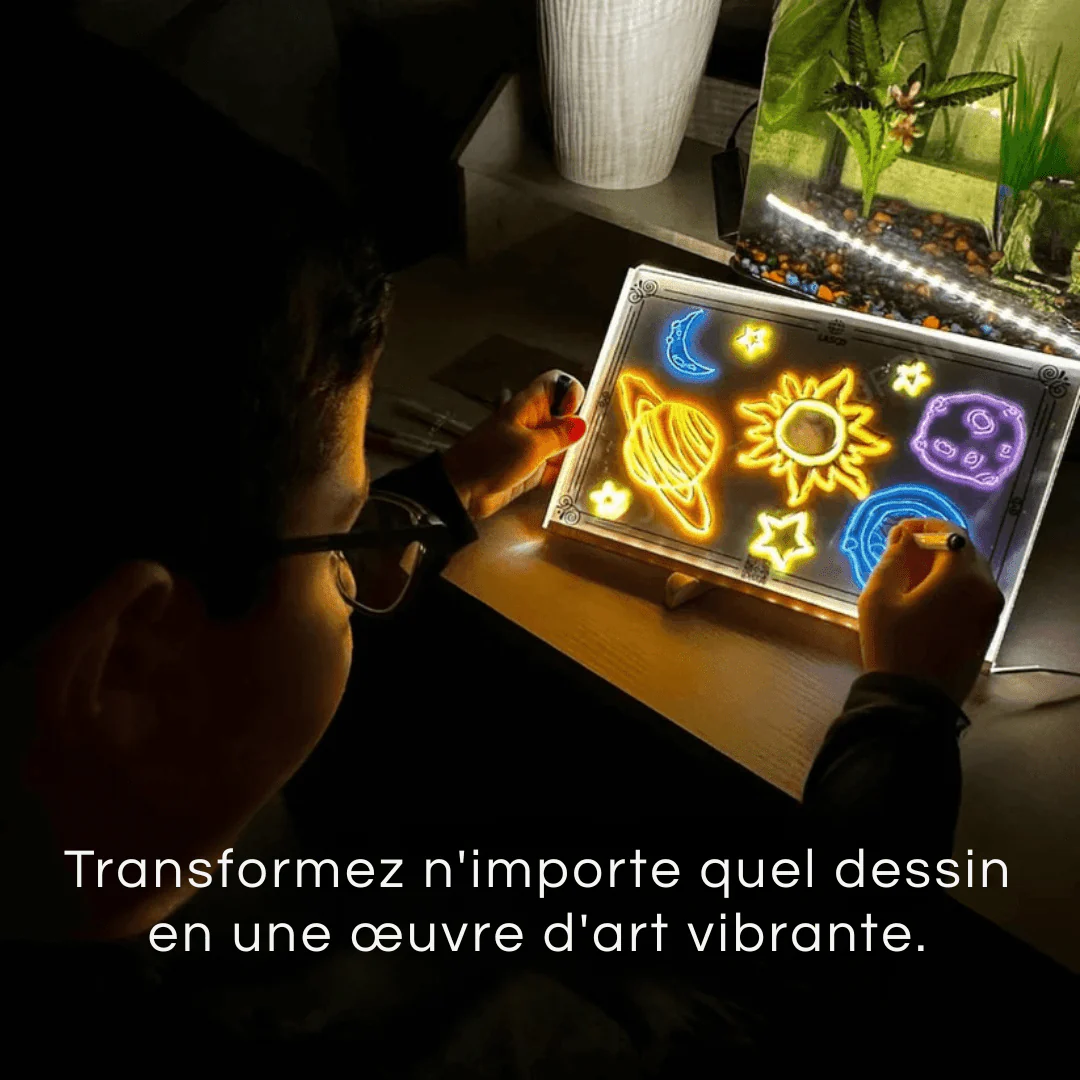 Tableau à dessin LED pour enfants - Image 6